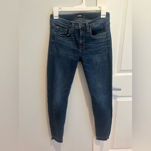 Hudson low rise super skinny Krista Jean with release hem, size 27
